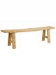 • PIECES UNIQUES • Banc en Bois D'Orme Naturel Ancien - 180 cm