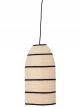 Suspension Larrin en Papier Naturel Noir & Blanc Bloomingville - 70 cm