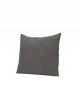 Coussin Lin Lavé Charbon - 80 x 80 cm