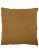 Coussin en Lin & Coton Moutarde - 50 x 50 cm