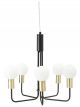 Lustre Delfina Or & Noir Bloomingville - 53 cm