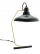 Lampe de Table Fer Noir & Laiton Madam Stoltz - 50 cm