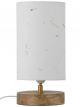 Lampe de Table Papier Blanc & Bois de Manguier Bloomingville - 28 cm 