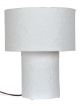 Lampe de Table Saturne Papier-Mâché Blanc - 28 cm 