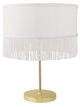 Lampe à poser Zitta Blanc à Franges Bloomingville - 45 cm 