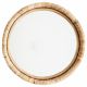 Miroir Rond en Bambou - 30 cm