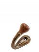 Patère Laiton & Bois – 5 cm