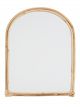 Miroir Madam Stoltz Arche en Bambou Naturel - 47 cm