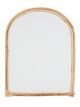 Miroir Madam Stoltz Arche en Bambou Naturel - 47 cm