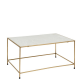 Table Basse Timeless Marbre & Laiton Nordal - 90 cm