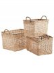 Panier Rectangulaire en Bambou Madam Stoltz - 39 cm