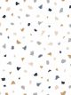 Papier Peint Lilipinso Intissé Blanc & Motif Terrazzo - 10 m