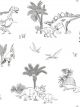 Papier Peint Lilipinso Petits Dinosaures - 10 m