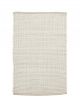 Tapis d'appoint 100% Coton Tressé Blanc - 90 x 60 cm