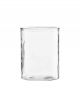 Vase Cylindre Verre Transparent - 15 cm