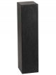 Bout de Canapé Colonne Rectangulaire en Argile Noir - 81,5 cm 