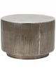 Table Basse Ronde Rota en Argent Brossé House Doctor - 50 x 35 cm 