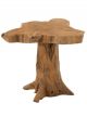 Table d'Appoint Racine en Bois de Teck Naturel - 55 cm 