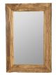 • PIECES UNIQUES • Miroir avec Cadre en Bois Recyclé - 90 cm