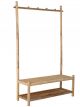 Porte-Manteaux & Banc Bloomingville Abel en Canne Naturel - 174 cm