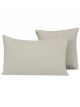 Coussin en Lin Propriano Blanc Ivoire 40 x 60 cm - Set de 2