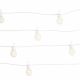 Guirlande Guinguette Blanche - Ampoules Transparentes