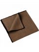 Serviette de Table en Lin Bari Tabac et Bords Noirs  - 41 x 41 cm