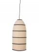 Suspension Larrin en Papier Naturel Noir & Blanc Bloomingville - 62 cm