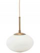 Suspension Globe House Doctor Opal en Verre Blanc Opaque - 22 cm