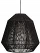 Suspension en Jute Noir Madam Stoltz - 50 cm