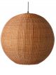 Suspension Ronde en Bambou Tréssé HK Living - 60 cm