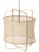 suspension_lanterne_lin_bambou_metal_dore_naturel_athezza_luminaire_deco_boheme