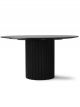 Table à Manger Ronde en Bois Noir HK Living - 140 cm