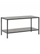 Table Basse en Acier Noir - 85 cm