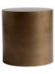 Table Basse Brooklyn Ronde Métal Bronze - 40 cm