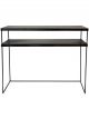 Table Console Storm en Fer Noir - 100 cm 