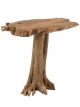 Table d'Appoint Racine en Bois de Teck Naturel - 107 cm 