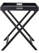 Table Plateau Amovible Bois Noir Bloomingville - 70 cm 