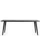 Table Rectangle en Bois Noir - 2 m