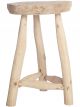 Tabouret en Bois Naturel - 48 cm 