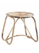 Tabouret Rond en Bambou Naturel - 49 cm