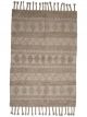 Tapis Dasha en Coton Naturel Motifs Tissés Bloomingville - 200 x 140 cm 