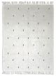 Tapis Goutty Coton Naturel - 160 x 230 cm