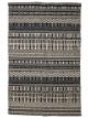 Tapis Indien en Laine Naturelle & Noire Bloomingville - 180 x 120 cm 