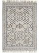 Tapis en Coton Blanc & Motifs Noirs Bloomingville - 200 x 140 cm