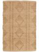 Tapis Jonc de Mer & Jute Naturel Motif Losange - 90 x 60 cm