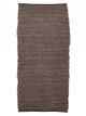 Tapis de Couloir 100% Coton Tressé Marron Brun - 160 x 70 cm