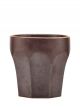 Set de 6 Tasses à Expresso Berica en Grès Brun Moucheté - 6,3 cm