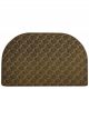 Tête de Lit Neva Tissu Jacquard Vert Olive & Doré - 181 cm 